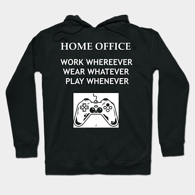 Home Office Gaming Hoodie by Imutobi